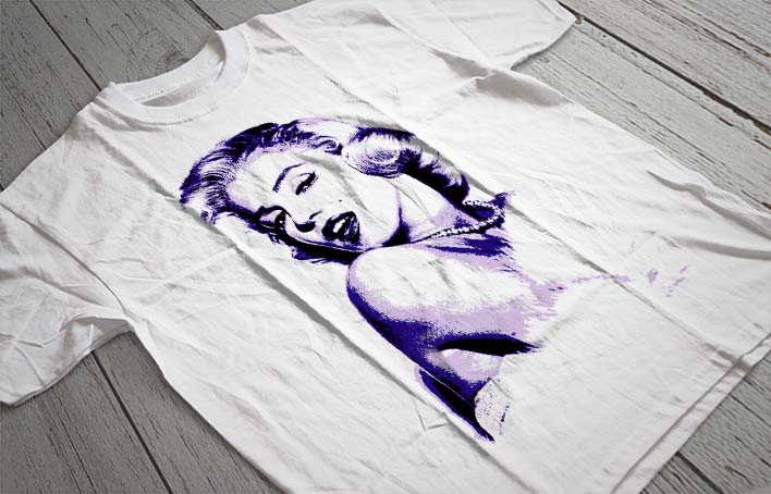 Regular Fit Printed T-Shirt Marilyn Monroe