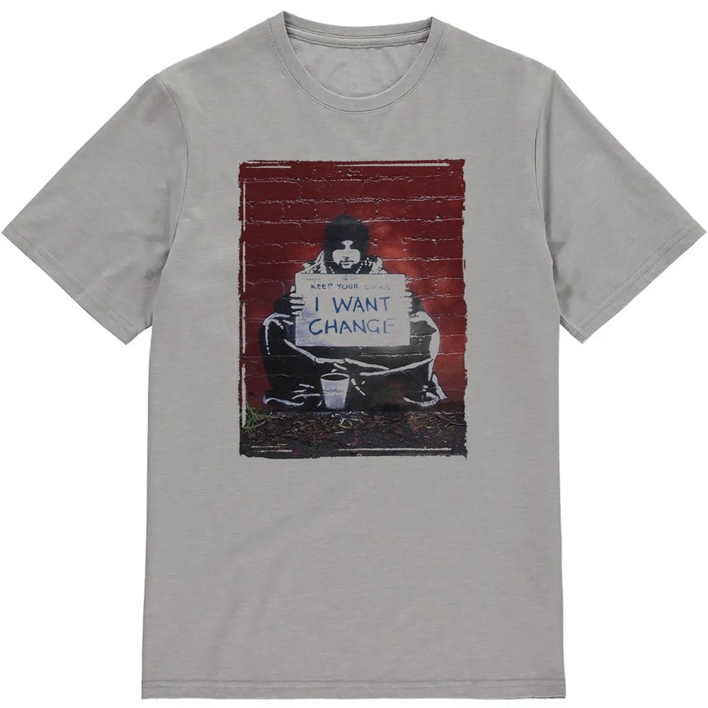 Regular Fit Printed T-Shirt Banksy Keep Your Coins — image 3
