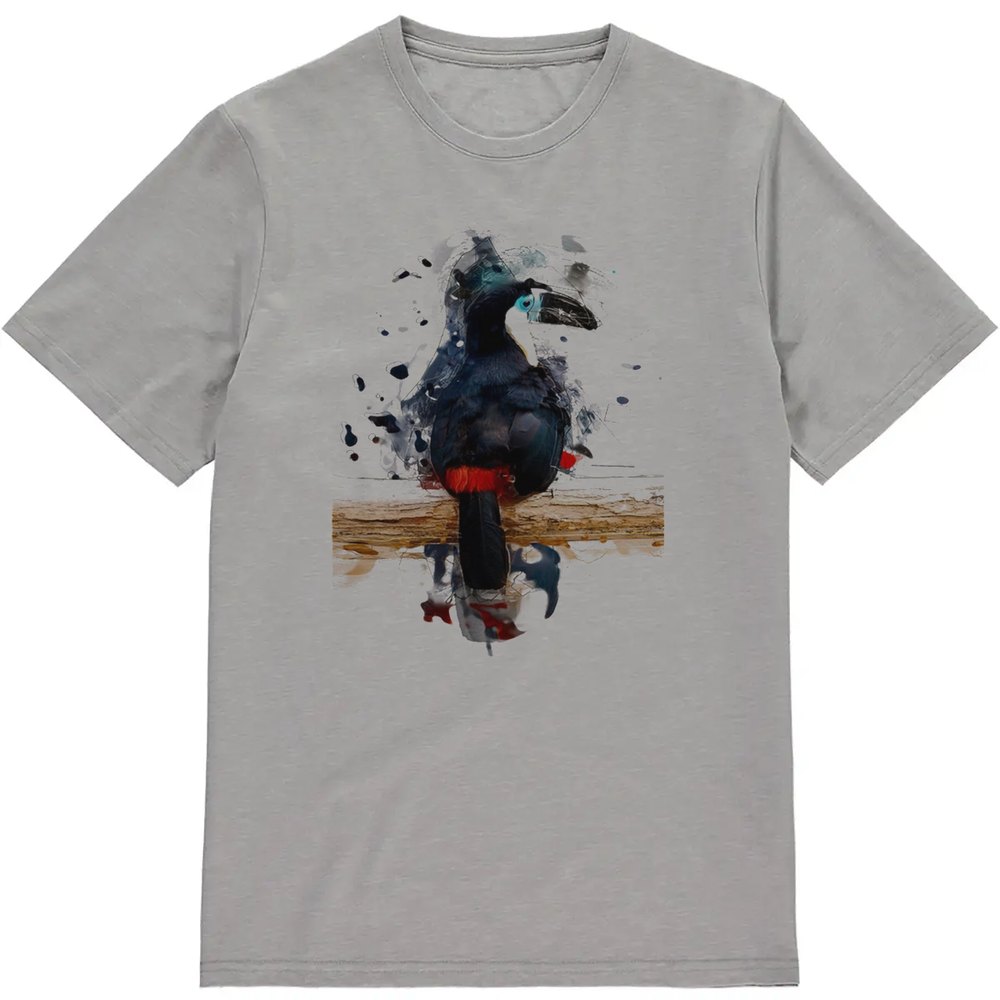 Regular Fit Printed T-Shirt Bird — image 3