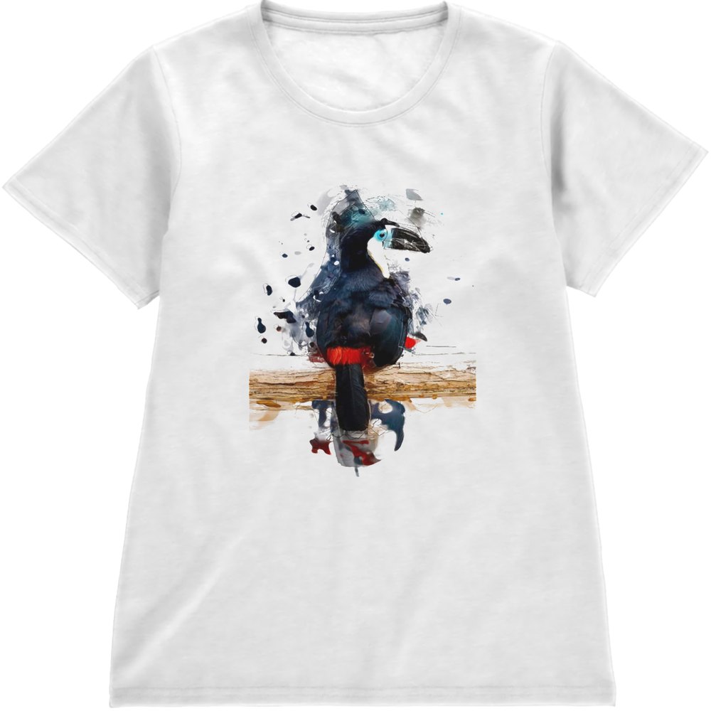 Regular Fit Printed T-Shirt Bird — image 4