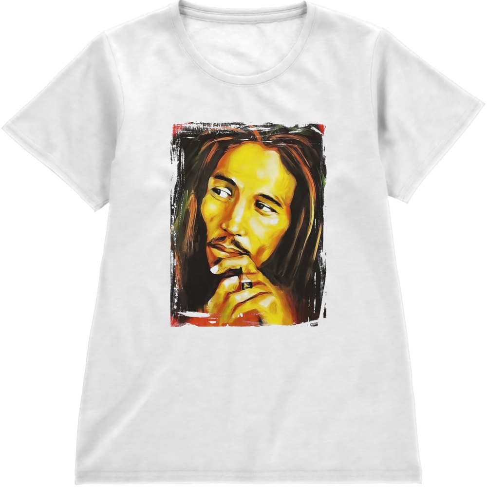 Regular Fit Printed T-Shirt Bob Marley — image 4