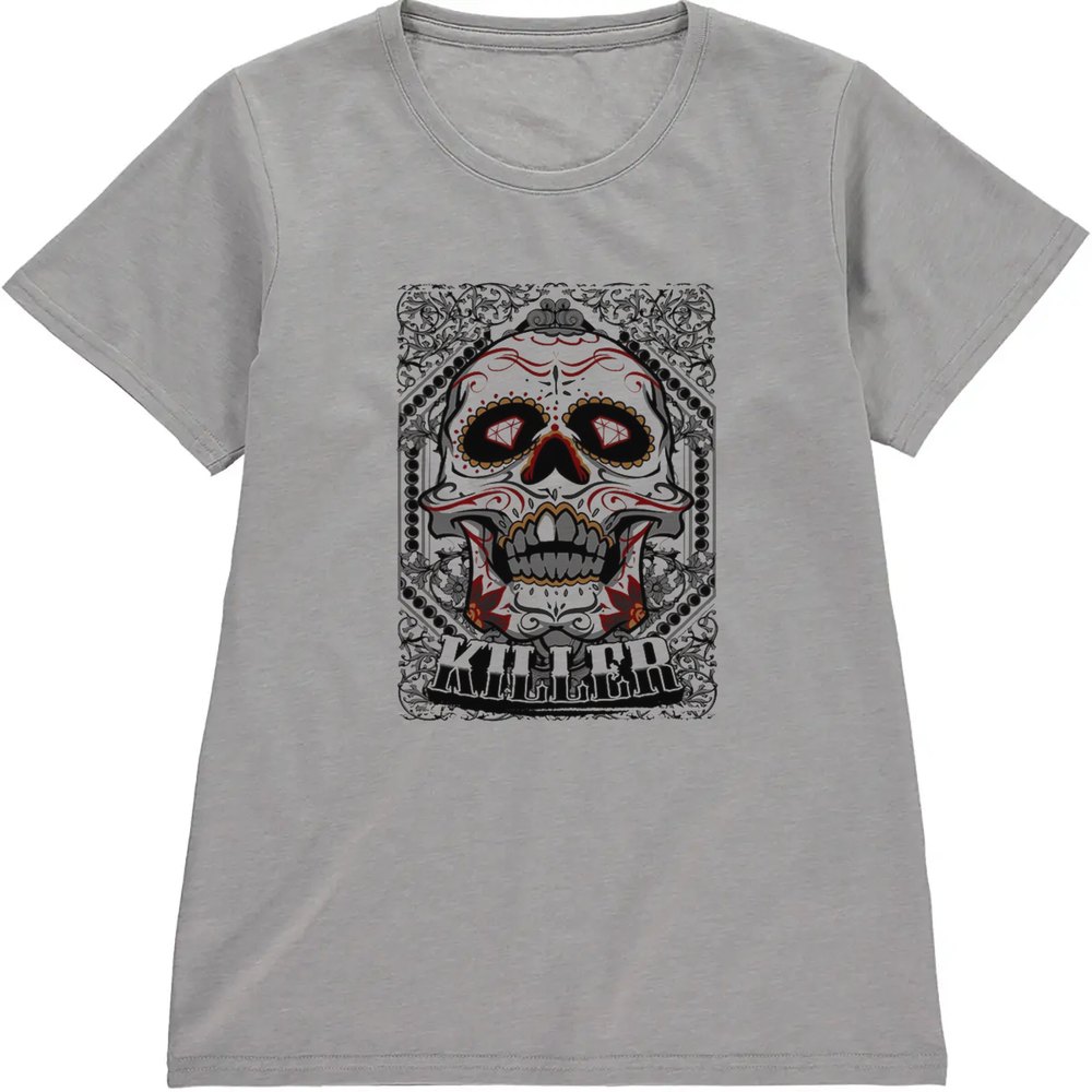 Regular Fit Printed T-Shirt Sugar Skull — image 5