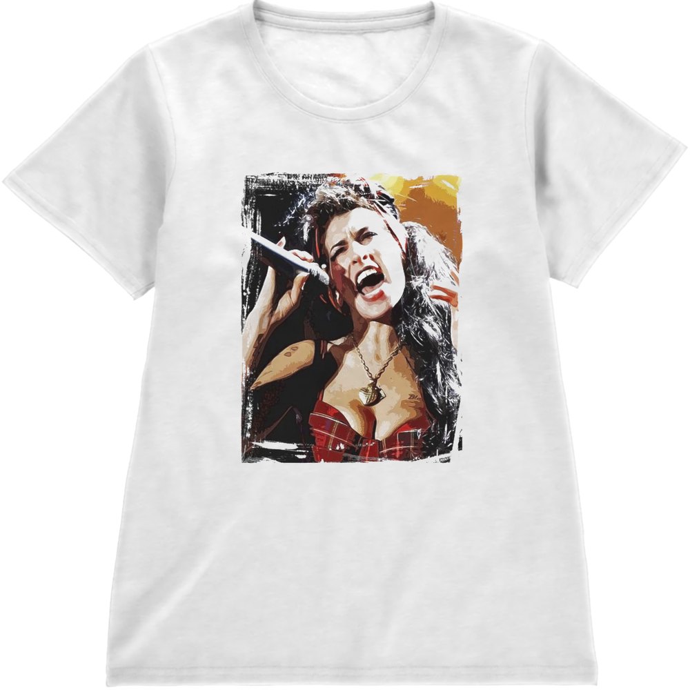 Regular Fit Printed T-Shirt Amy Winehouse — image 4