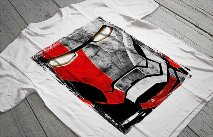 Regular Fit Printed T-Shirt Ironman