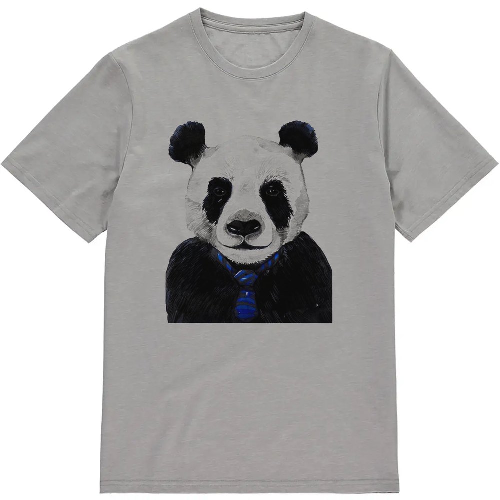 Regular Fit Printed T-Shirt Panda — image 3