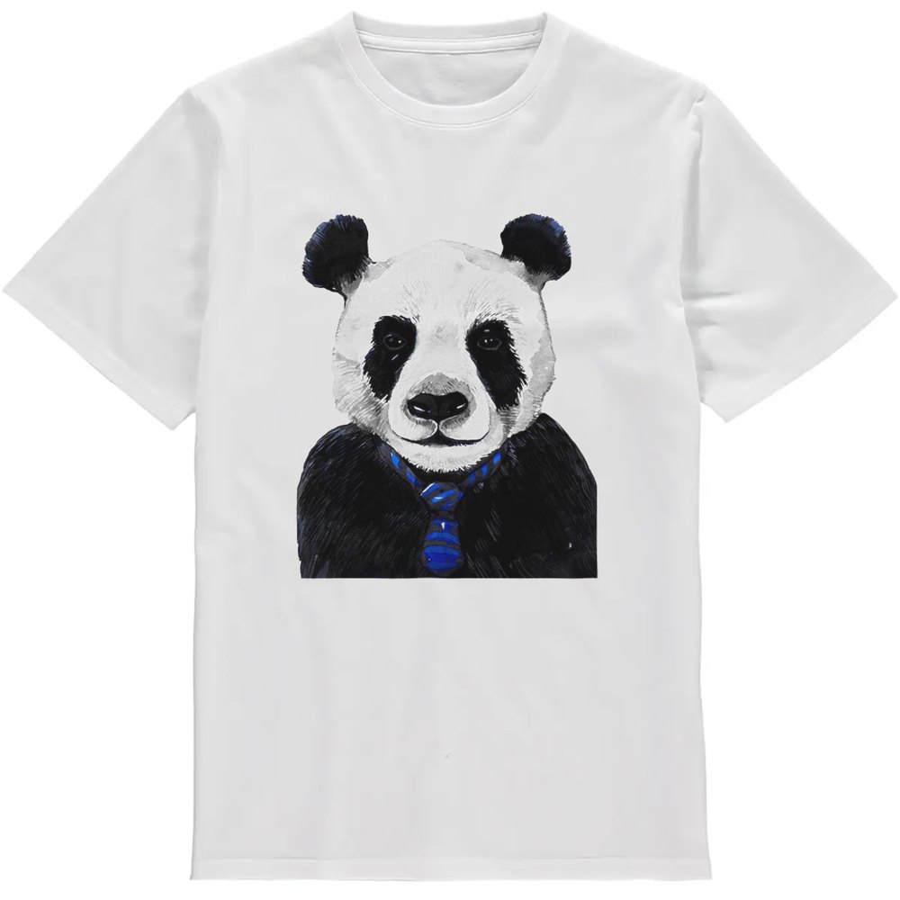 Regular Fit Printed T-Shirt Panda — image 2