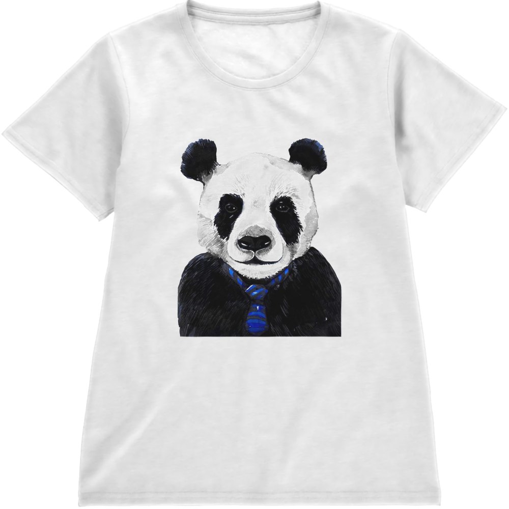 Regular Fit Printed T-Shirt Panda — image 4