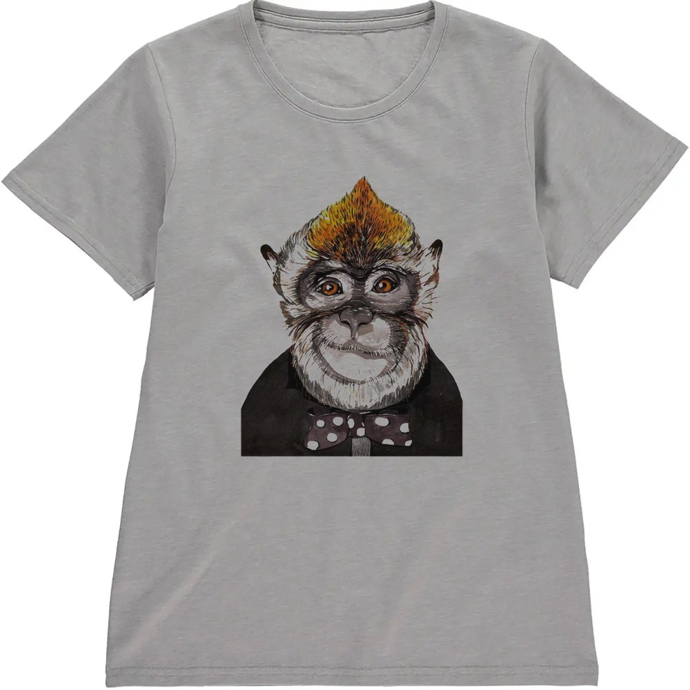 Regular Fit Printed T-Shirt Monkey — image 5