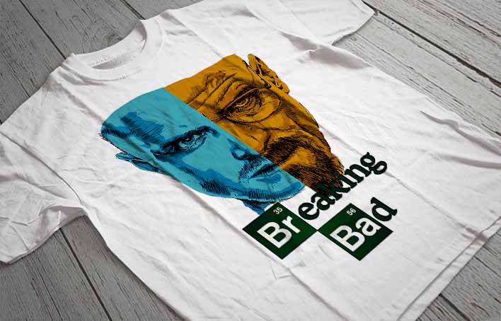 Regular Fit Printed T-Shirt Breaking Bad