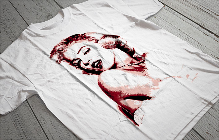 Regular Fit Printed T-Shirt Marilyn Monroe