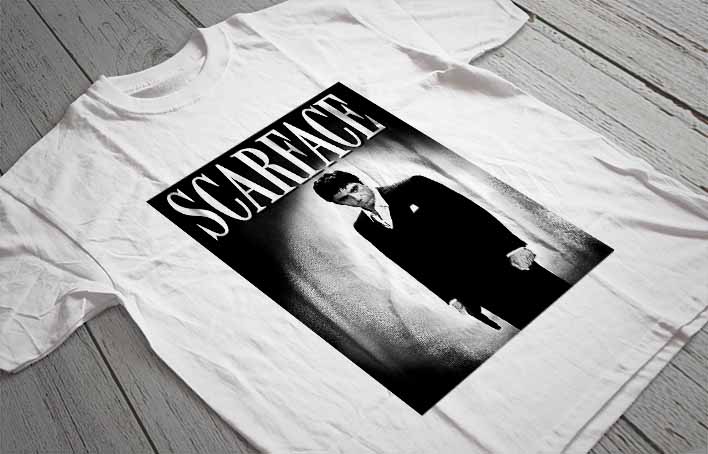 Regular Fit Printed T-Shirt Scarface