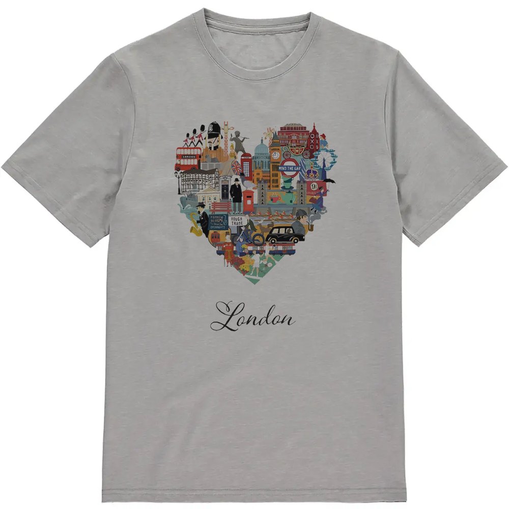 Regular Fit Printed T-Shirt London Heart — image 3