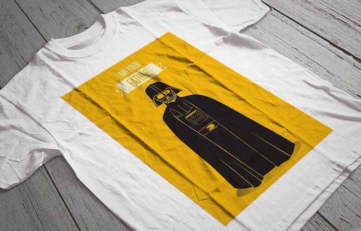 Regular Fit Printed T-Shirt Darth Vader
