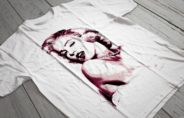 Regular Fit Printed T-Shirt Marilyn Monroe