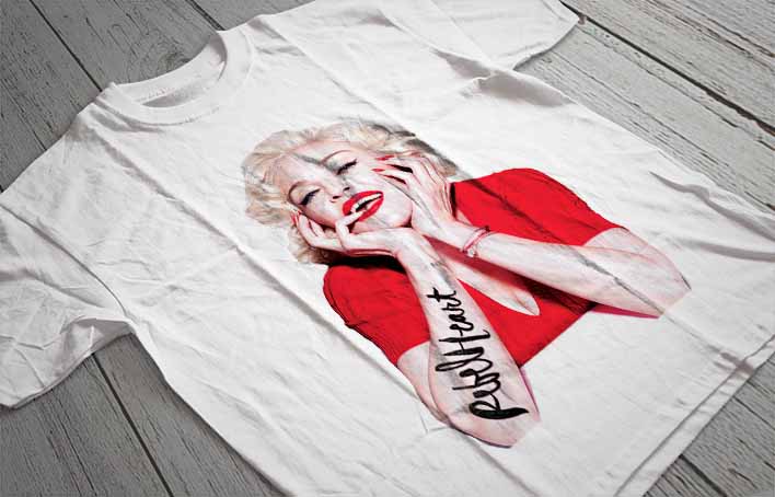 Regular Fit Printed T-Shirt Madonna