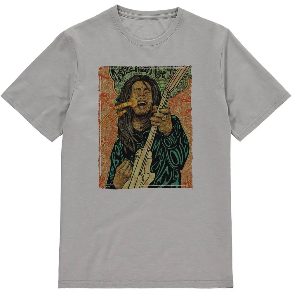 Regular Fit Printed T-Shirt Bob Marley — image 3