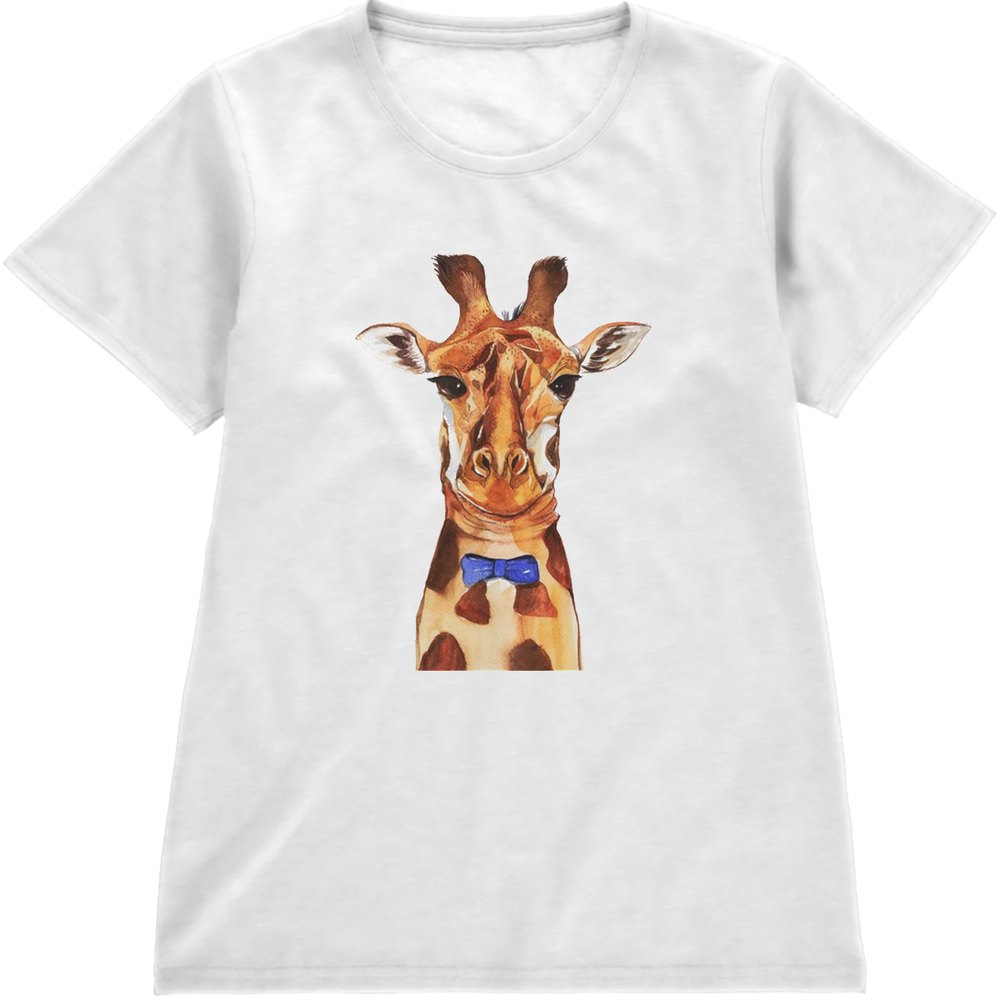 Regular Fit Printed T-Shirt Giraffe — image 4
