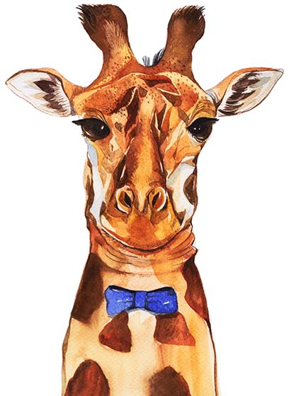 Regular Fit Printed T-Shirt Giraffe — image 6