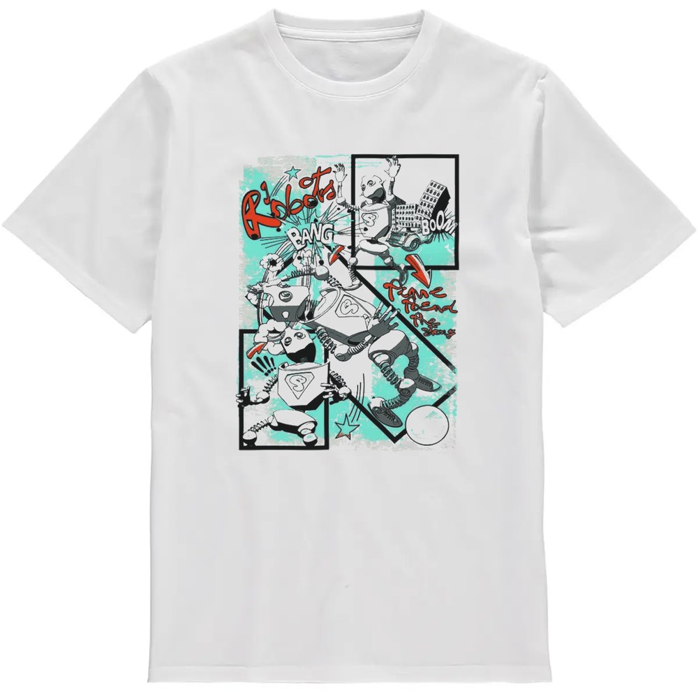 Regular Fit Printed T-Shirt Robot — image 2