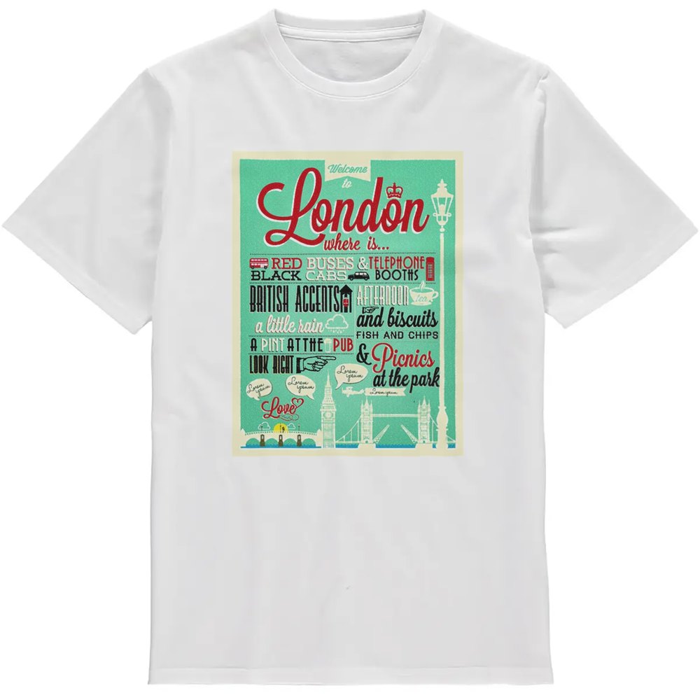 Regular Fit Printed T-Shirt London — image 2