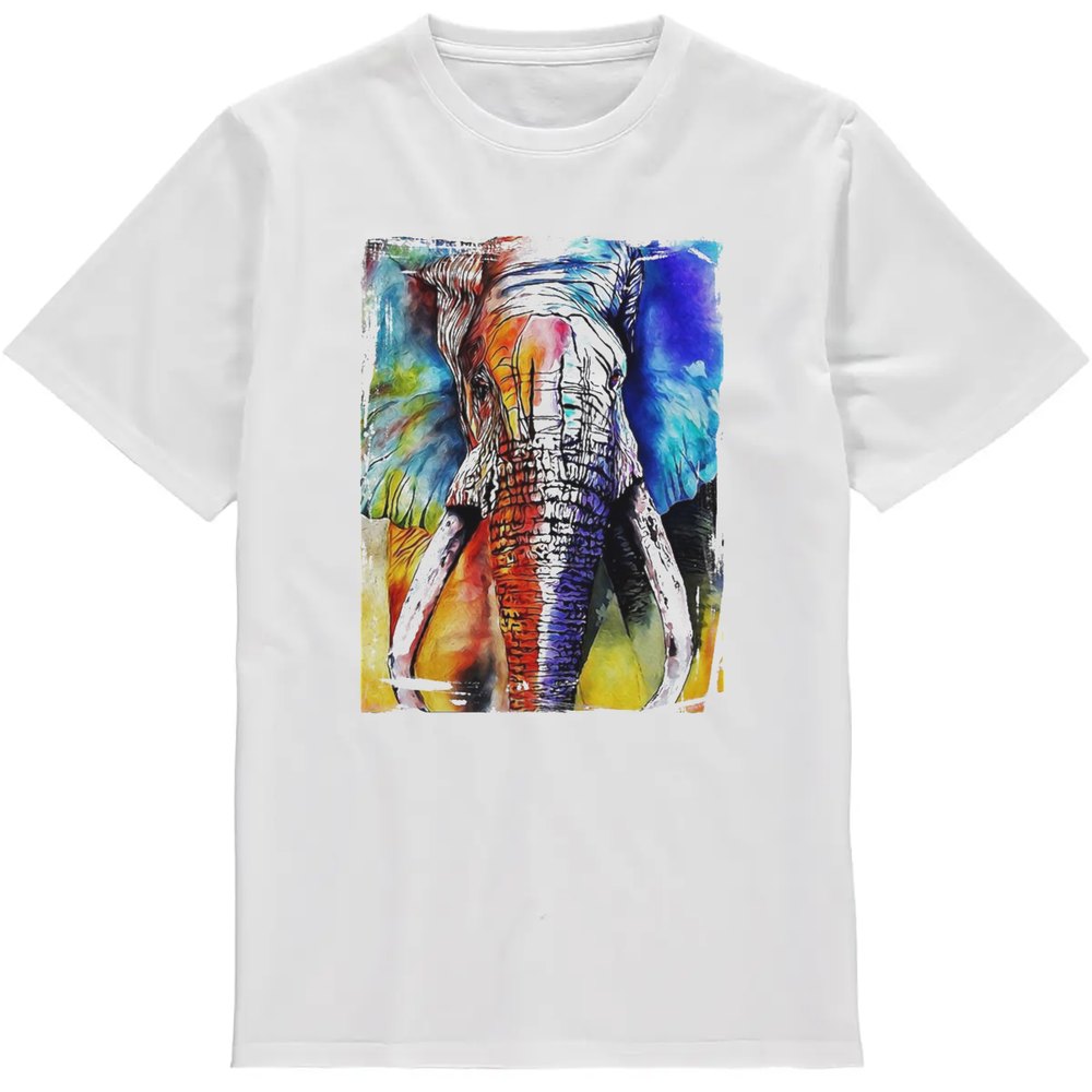Regular Fit Printed T-Shirt Elephant — image 2