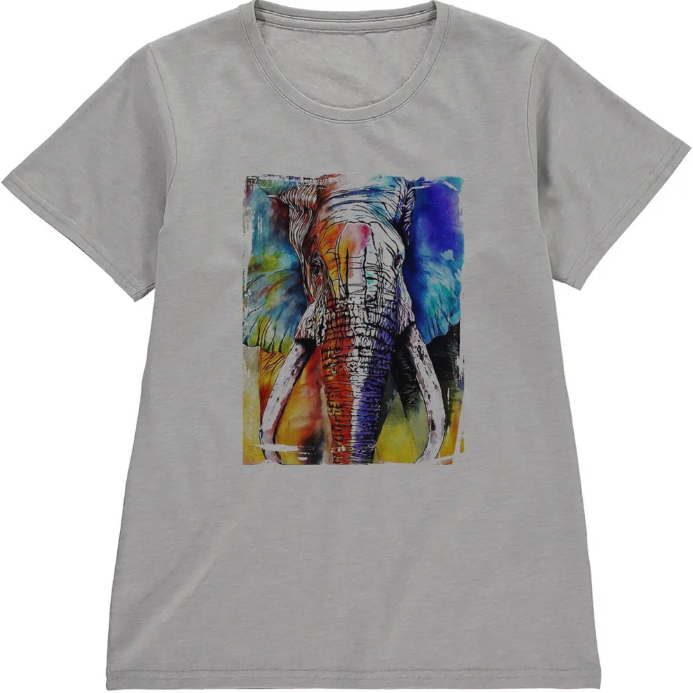 Regular Fit Printed T-Shirt Elephant — image 5