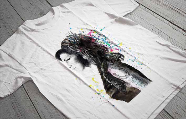 Regular Fit Printed T-Shirt Amy Winehouse