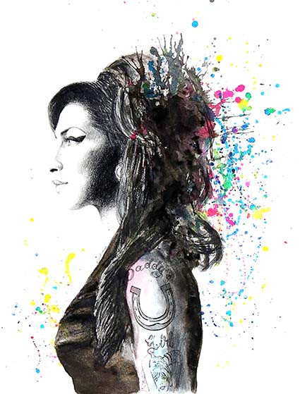 Regular Fit Printed T-Shirt Amy Winehouse — image 6
