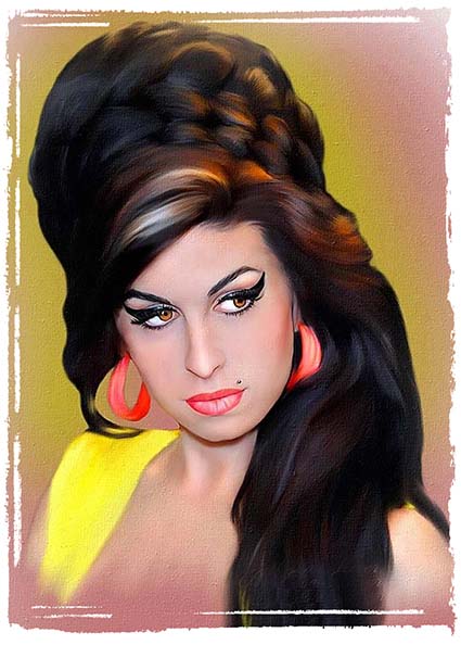 Regular Fit Printed T-Shirt Amy Winehouse — image 6