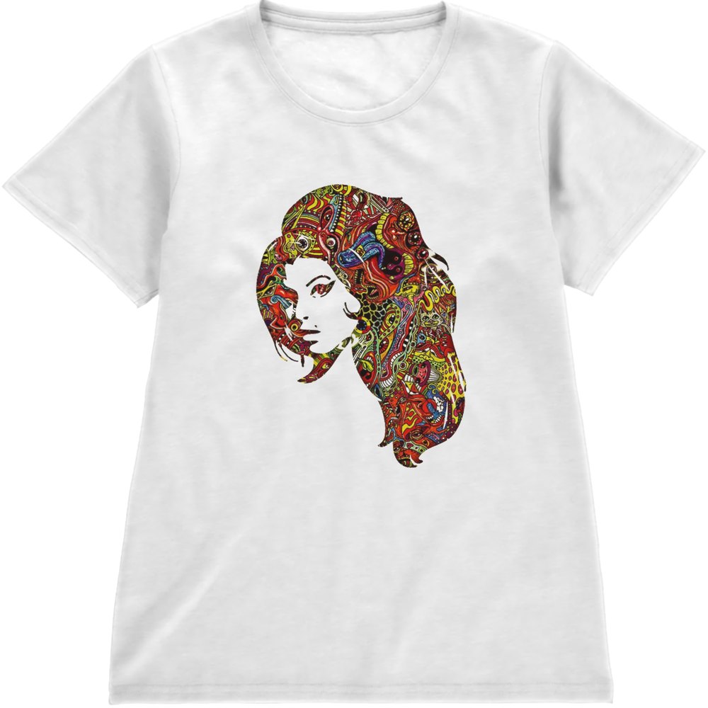 Regular Fit Printed T-Shirt Amy Winehouse — image 4