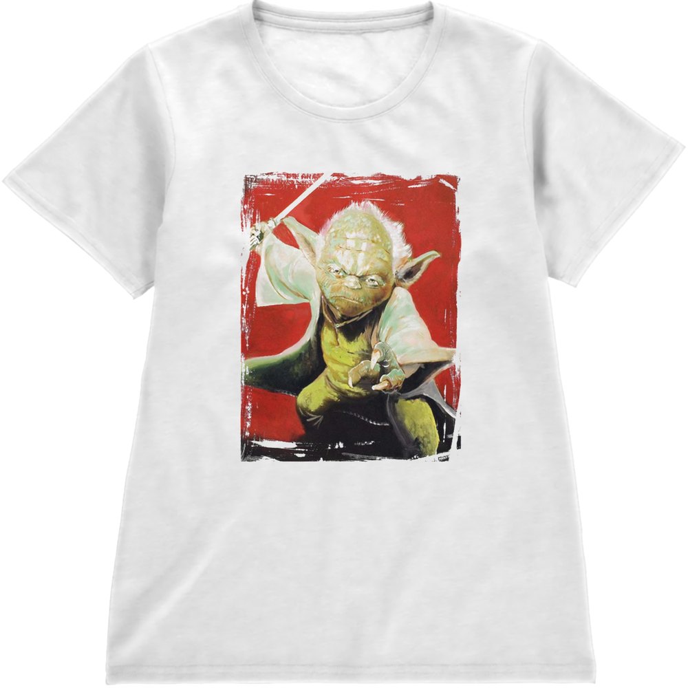 Regular Fit Printed T-Shirt Yoda — image 4
