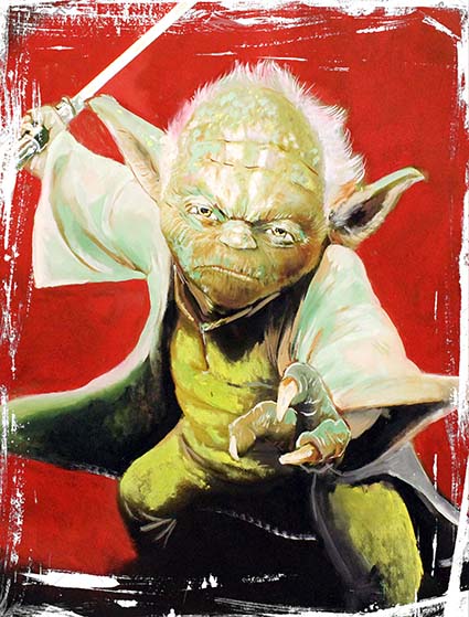 Regular Fit Printed T-Shirt Yoda — image 6