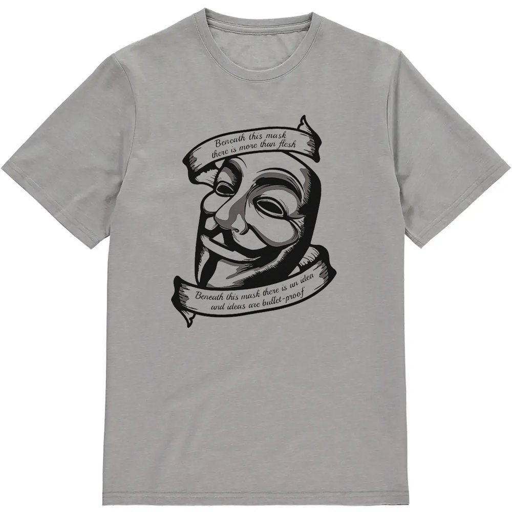 Regular Fit Printed T-Shirt V for Vendetta — image 3