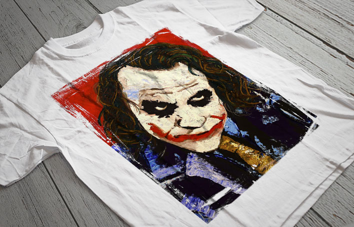 Regular Fit Printed T-Shirt Joker