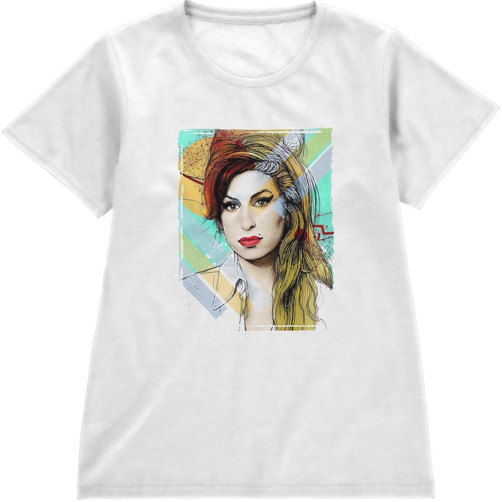 Regular Fit Printed T-Shirt Amy Winehouse — image 4