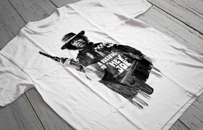 Regular Fit Printed T-Shirt Jimi Hendrix