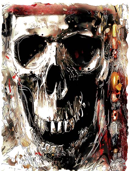 Regular Fit Printed T-Shirt Skull — image 6
