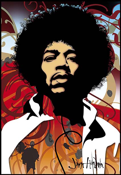 Regular Fit Printed T-Shirt Jimi Hendrix — image 6