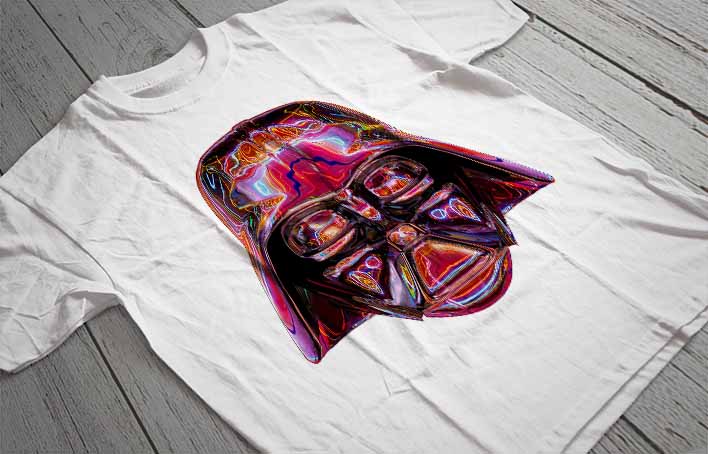 Regular Fit Printed T-Shirt Darth Vader