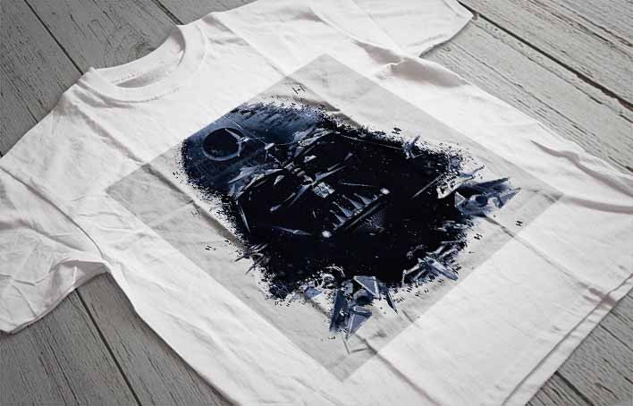 Regular Fit Printed T-Shirt Darth Vader