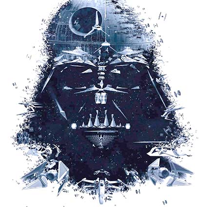 Regular Fit Printed T-Shirt Darth Vader — image 6
