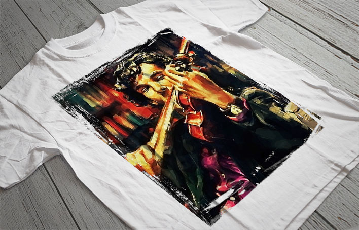 Regular Fit Printed T-Shirt Sherlock
