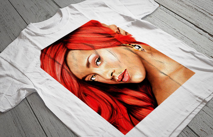 Regular Fit Printed T-Shirt Rihanna