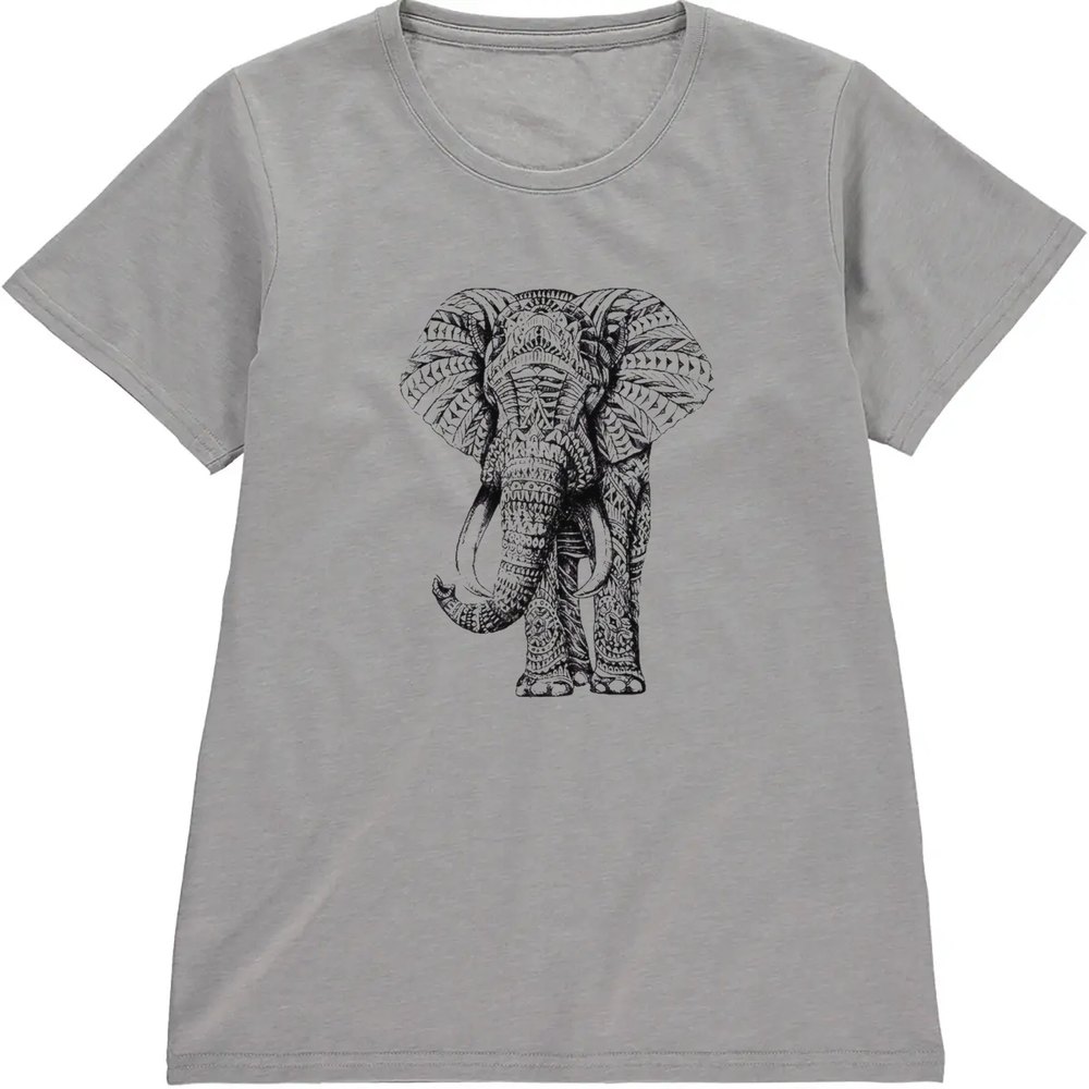 Regular Fit Printed T-Shirt Elephant — image 5