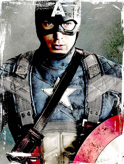 Regular Fit Printed T-Shirt Captain America — image 6