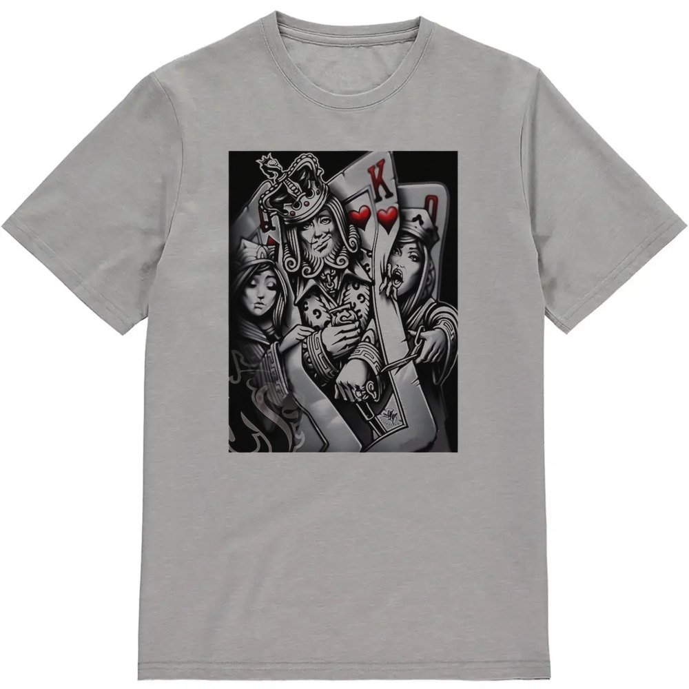 Regular Fit Printed T-Shirt Playing Cards — image 3