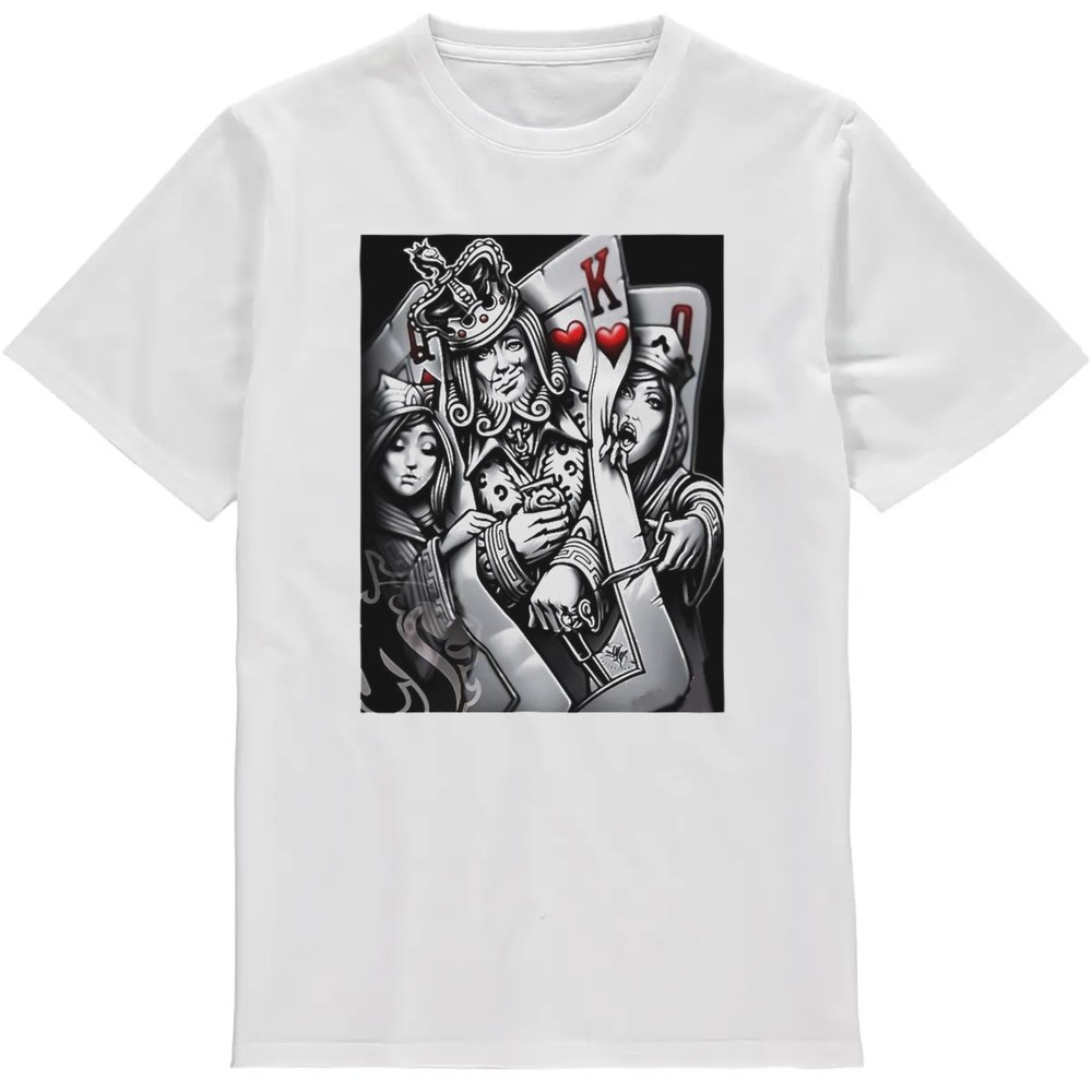 Regular Fit Printed T-Shirt Playing Cards — image 2