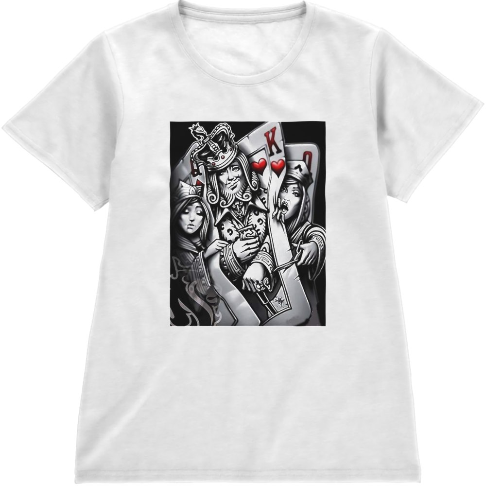 Regular Fit Printed T-Shirt Playing Cards — image 4