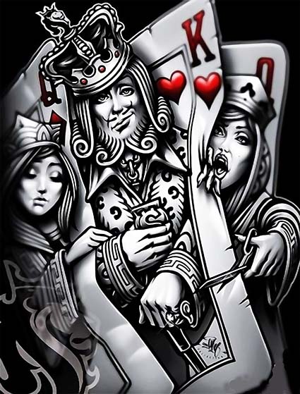 Regular Fit Printed T-Shirt Playing Cards — image 6