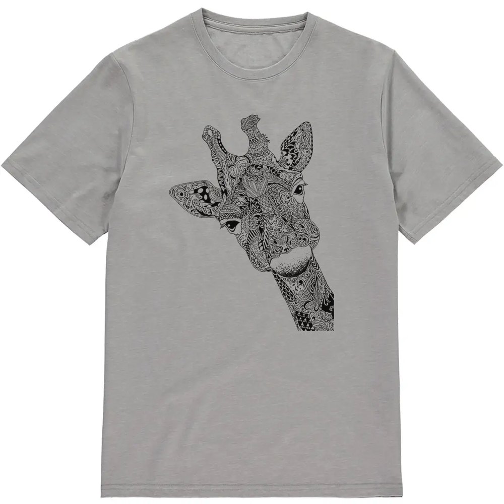 Regular Fit Printed T-Shirt Giraffe — image 3